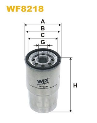 WIX FILTERS Polttoainesuodatin WF8218